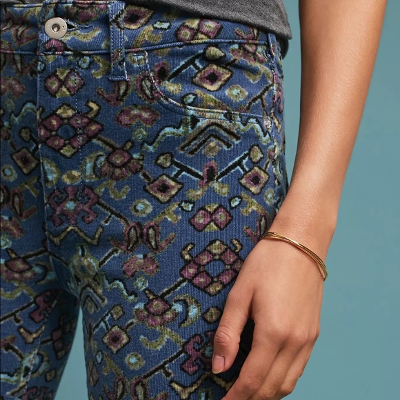 Corduroy High-Rise Skinny Jeans | Anthropologie - Picture 3 of 8